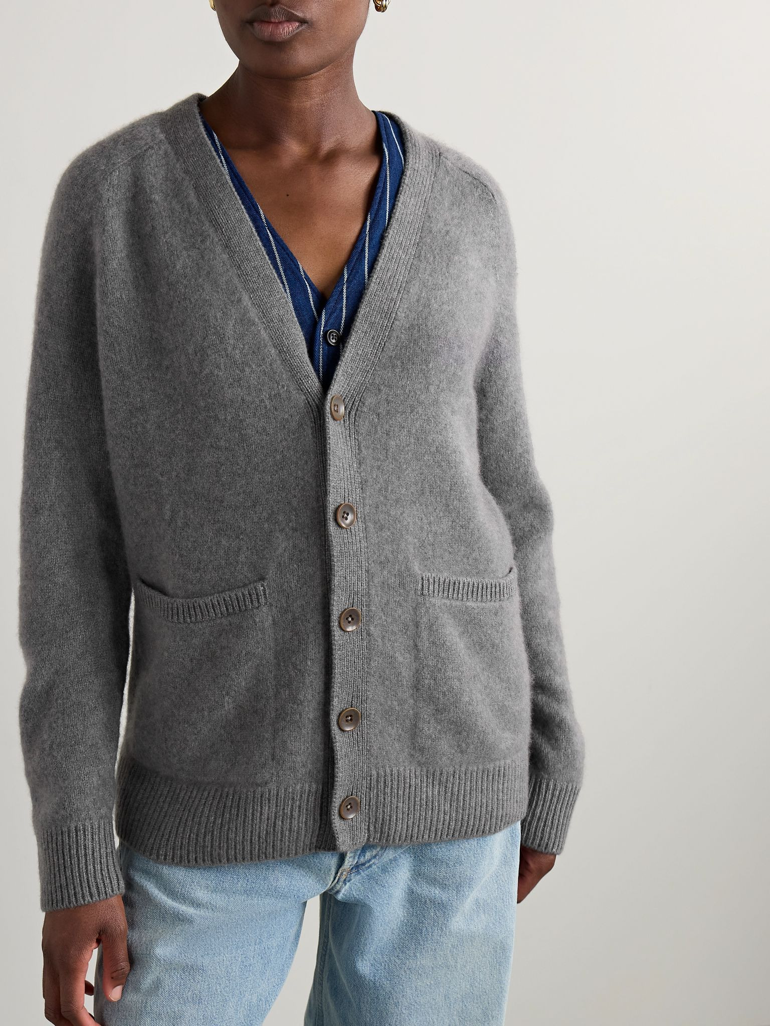 Cashmere cardigan Gray - 3