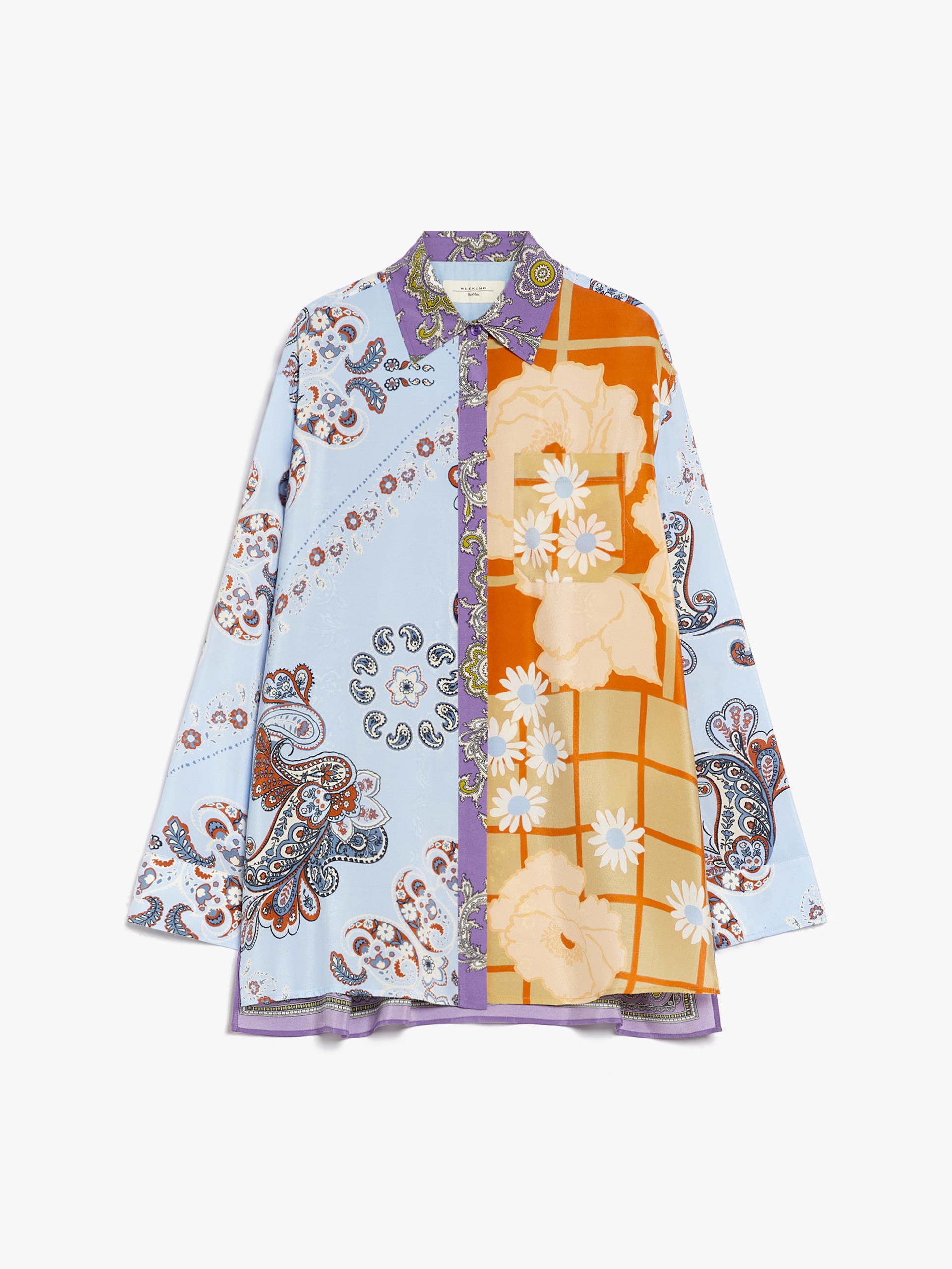 ALCAZAR Printed crepe de chine shirt - 1