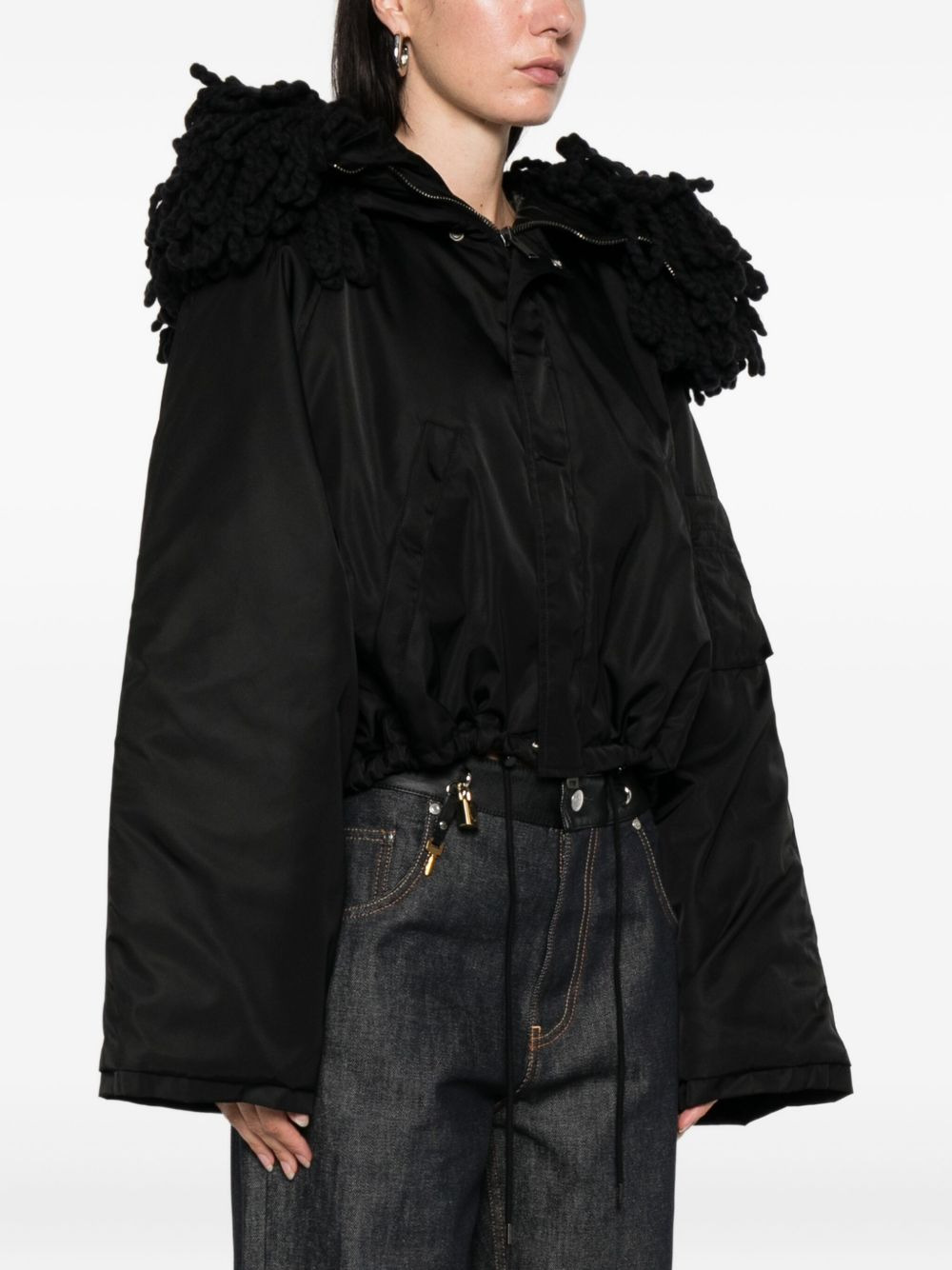 quilted shell jacket - 3