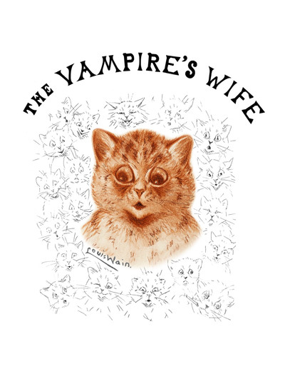 THE VAMPIRE’S WIFE THE LOUIS WAIN CAT T SHIRT outlook
