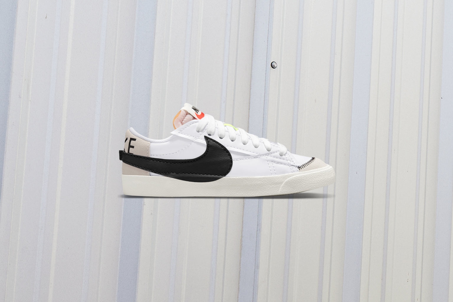 NIKE BLAZER LOW '77 JUMBO - WHITE/BLACK/SAIL - 5