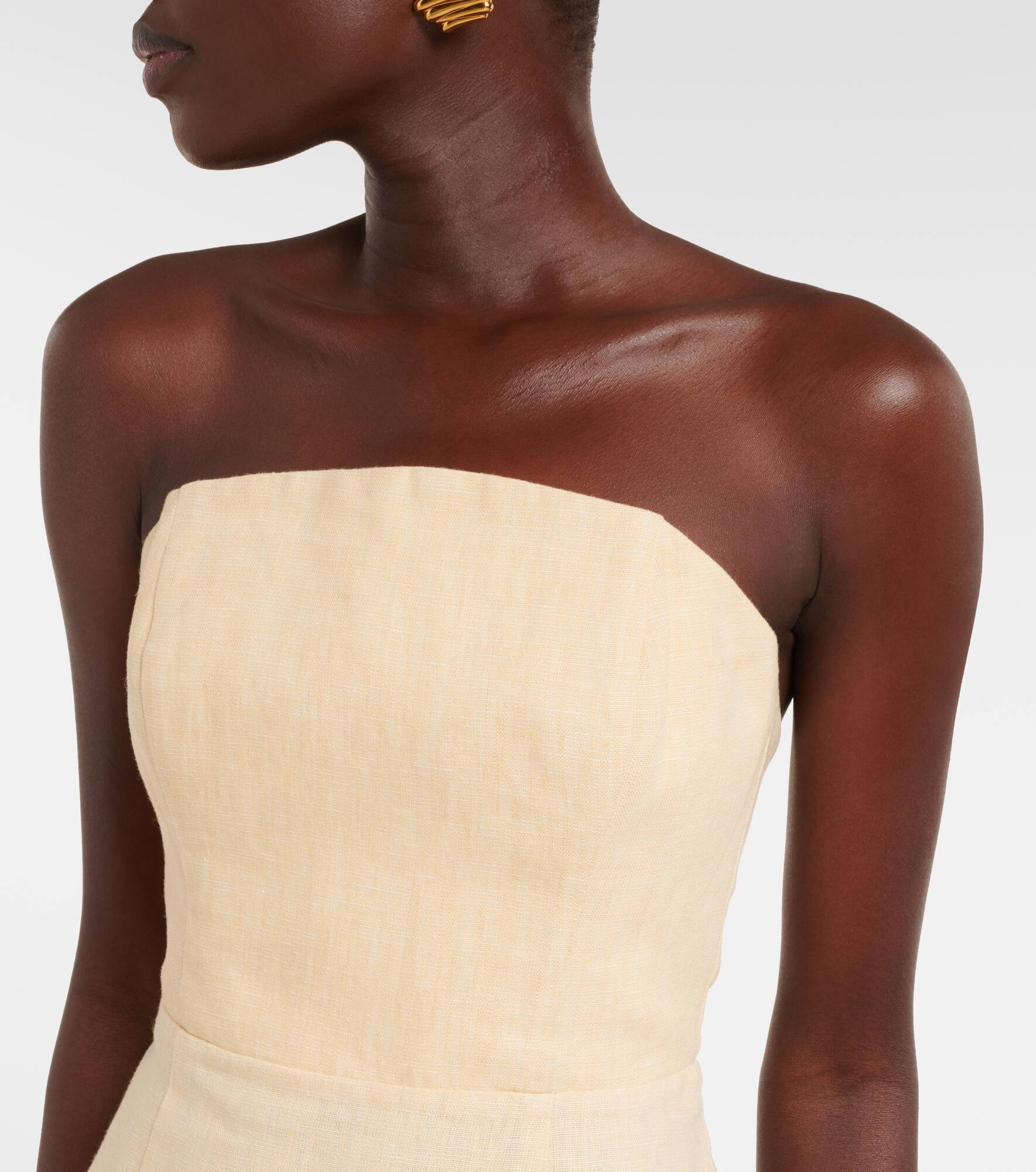 Essie linen maxi dress - 4