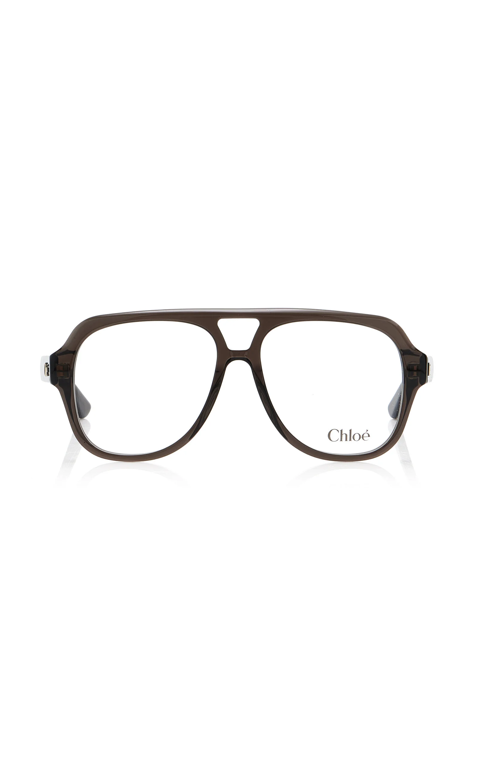 Salomé Aviator-Frame Acetate Glasses grey - 1