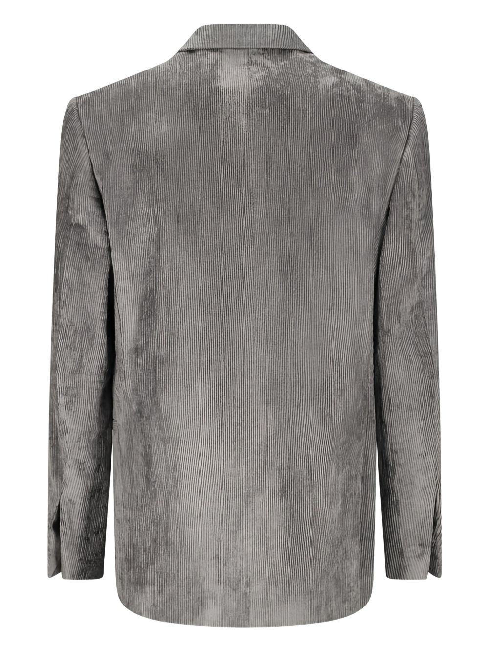 double-breasted corduroy jacket - 2