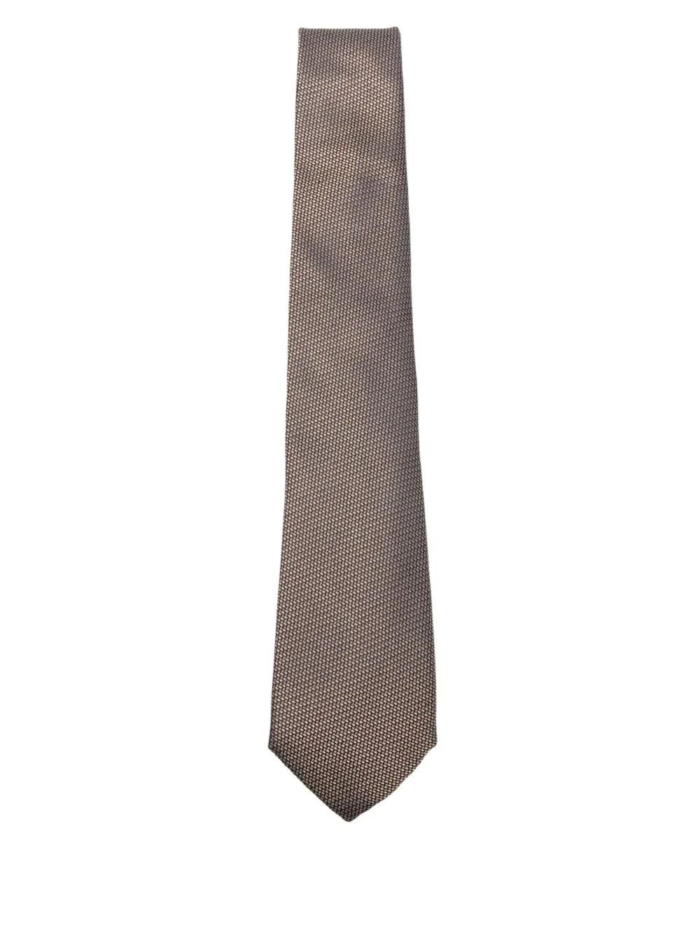 textured silk tie - 1