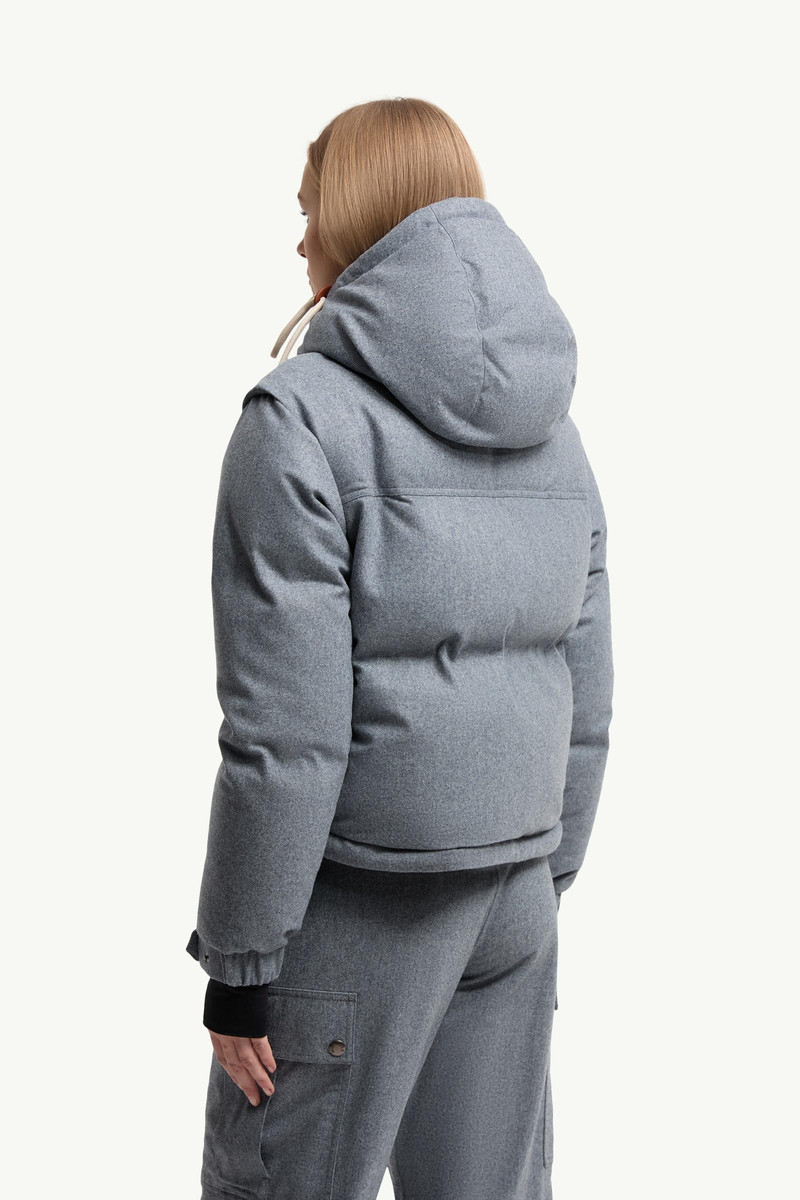 Yintab Hooded Wool Insulated Ski Jacket 5