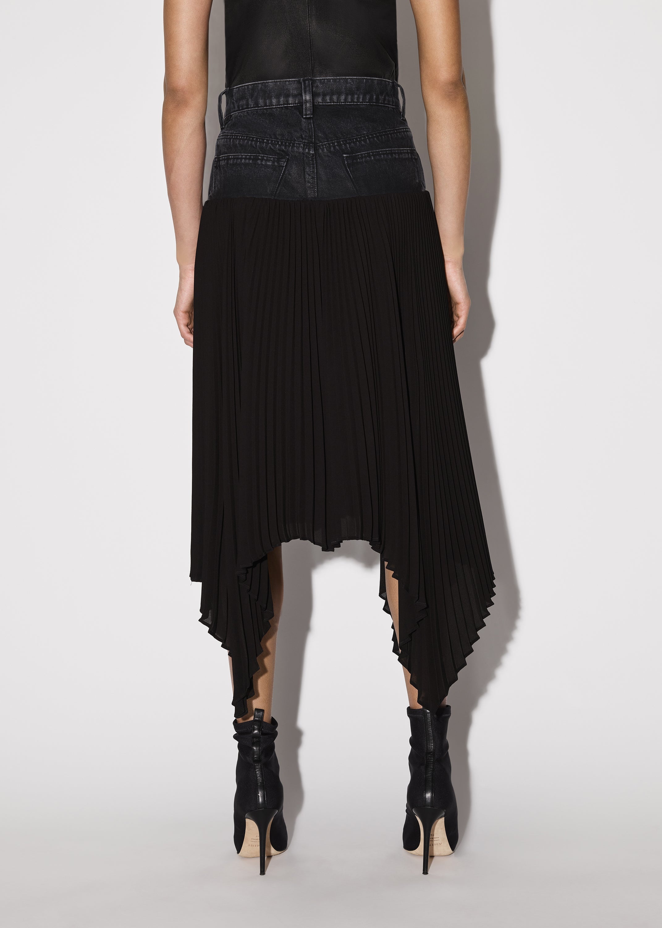 HYBRID PLEATED SKIRT - 5