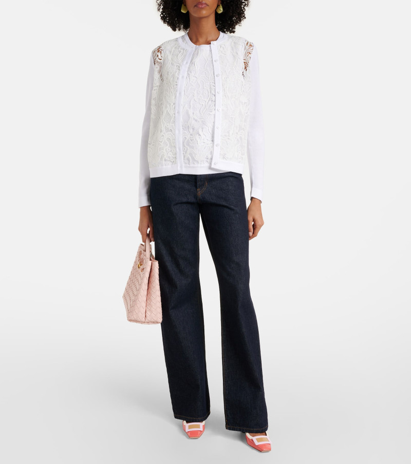 Oscar de la Renta Lace cardigan outlook