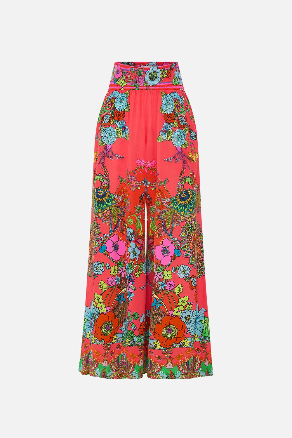 SHIRRED WAIST PANT - 1