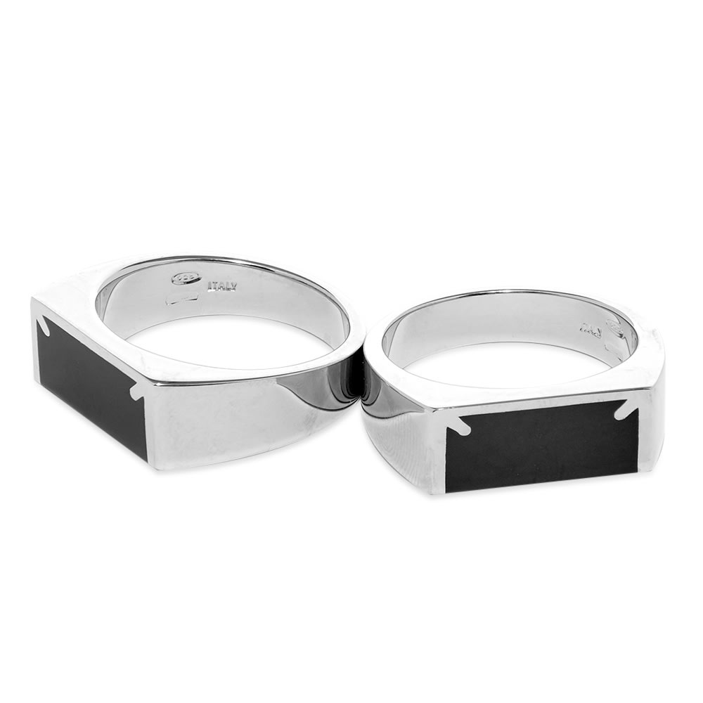 Maison Margiela 11 Split Signet Ring - 3