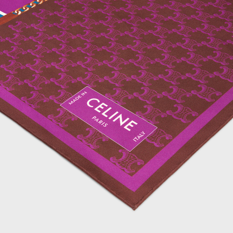 CELINE square IN silk twill outlook