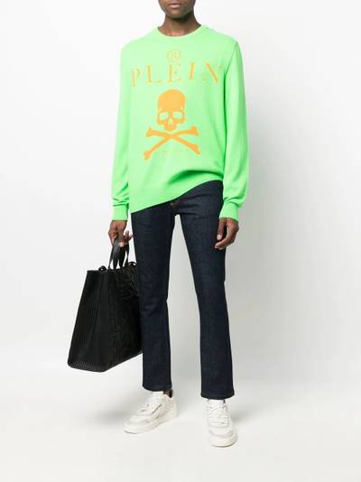 PHILIPP PLEIN Skull And Plein cashmere jumper outlook