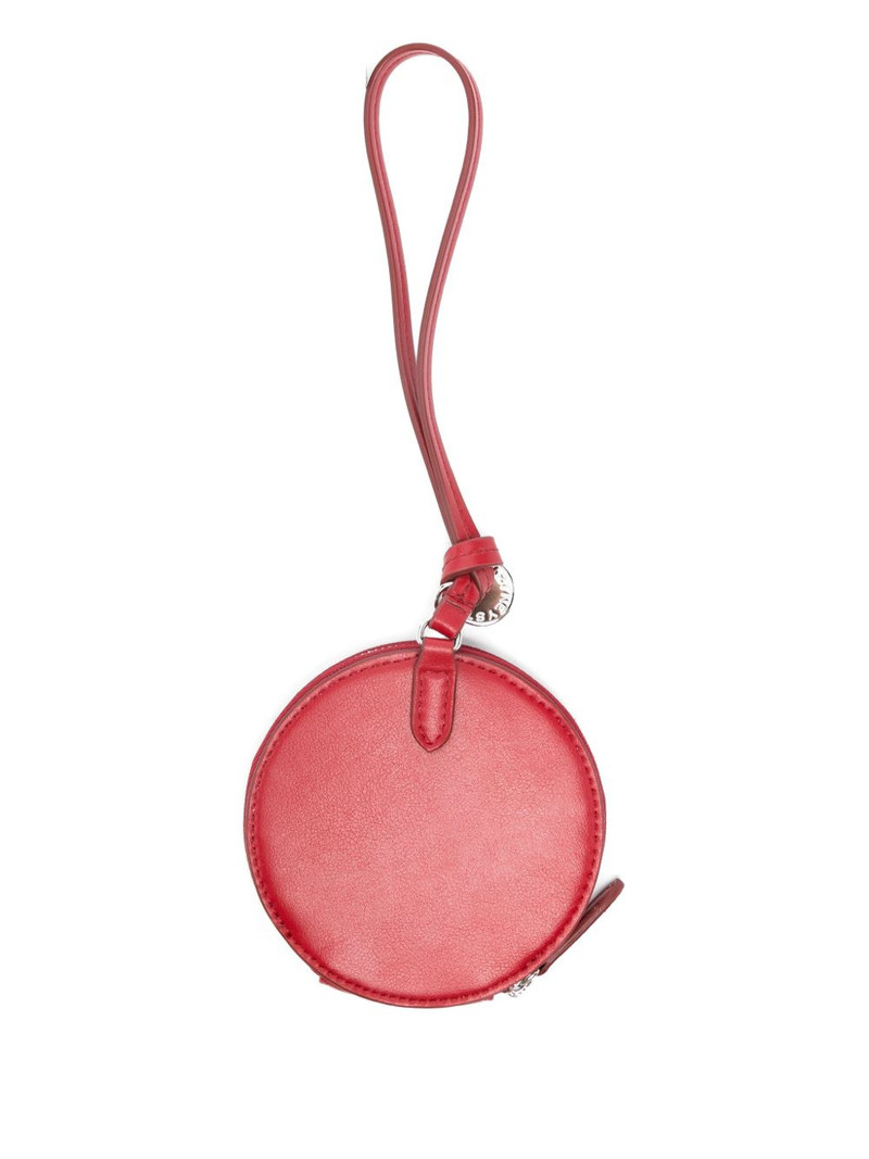 Stella McCartney perforated round keyring outlook