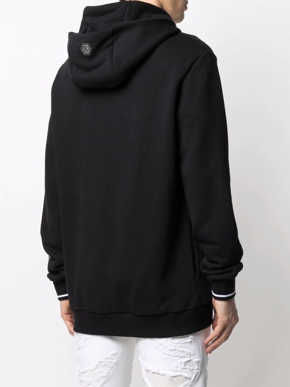 New Baroque print hoodie - 4