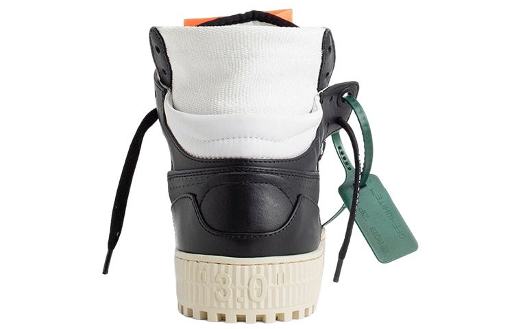 Off-White Off Court 3.0 Leather Canvas 'Black White Orange' OMIA065S23LEA0010110 - 3