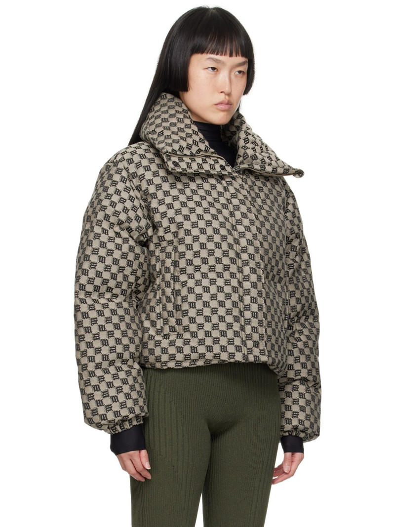 MISBHV Signature Jacquard Canvas Monogram Puffer Jacket 2