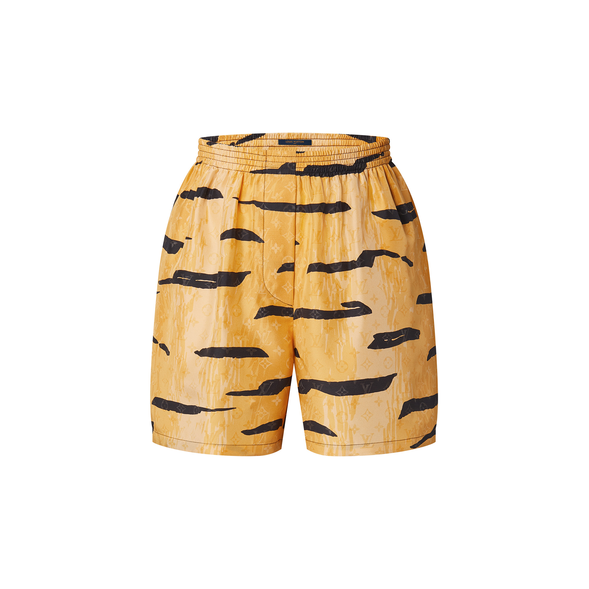 Tiger Print Pajama Shorts - 1