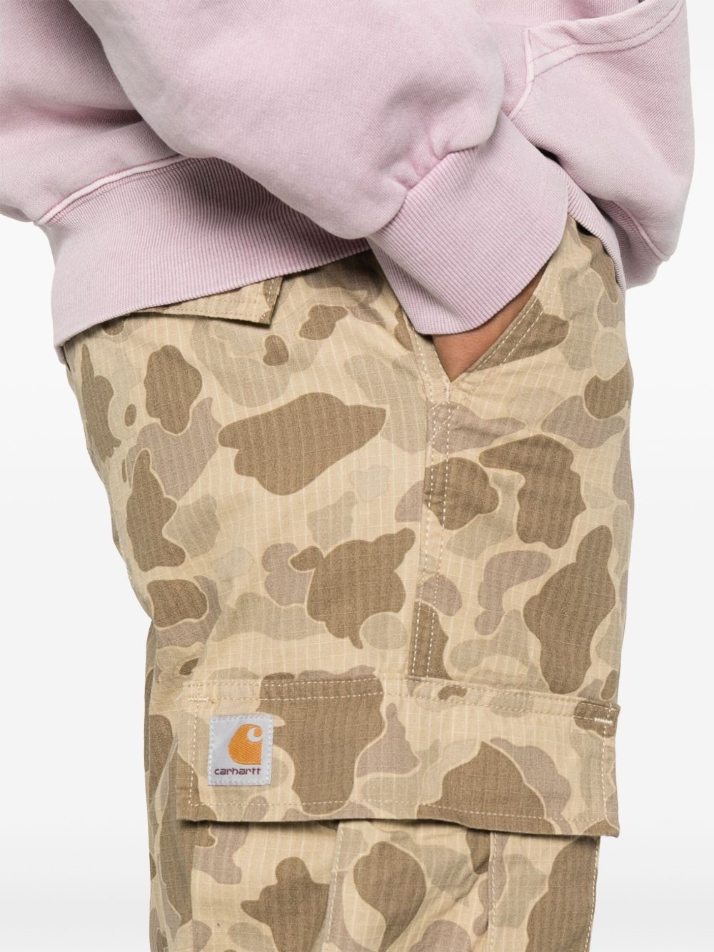 camouflage-print cargo pants - 5