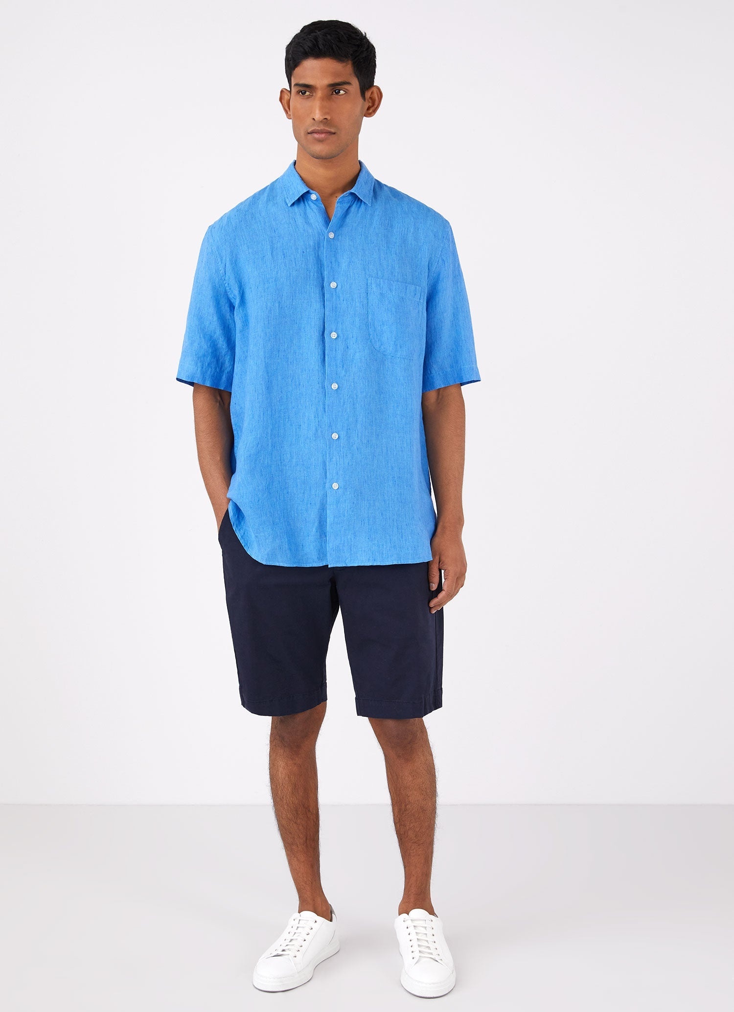 Linen Short Sleeve Shirt - 3