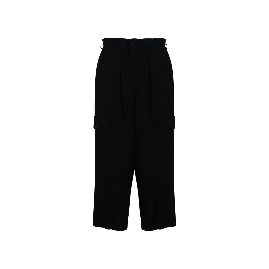 Hem Button Cargo Pants - 1
