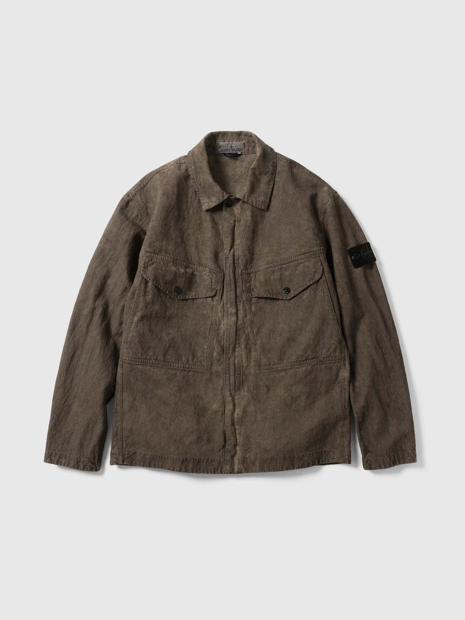 Corduroy Overshirt Lead Grey - 1