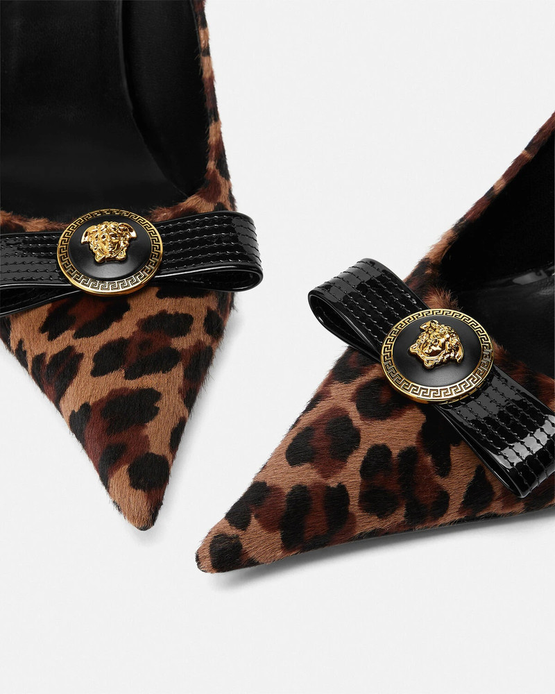 Leopard Gianni Ribbon Pumps 110 mm 6