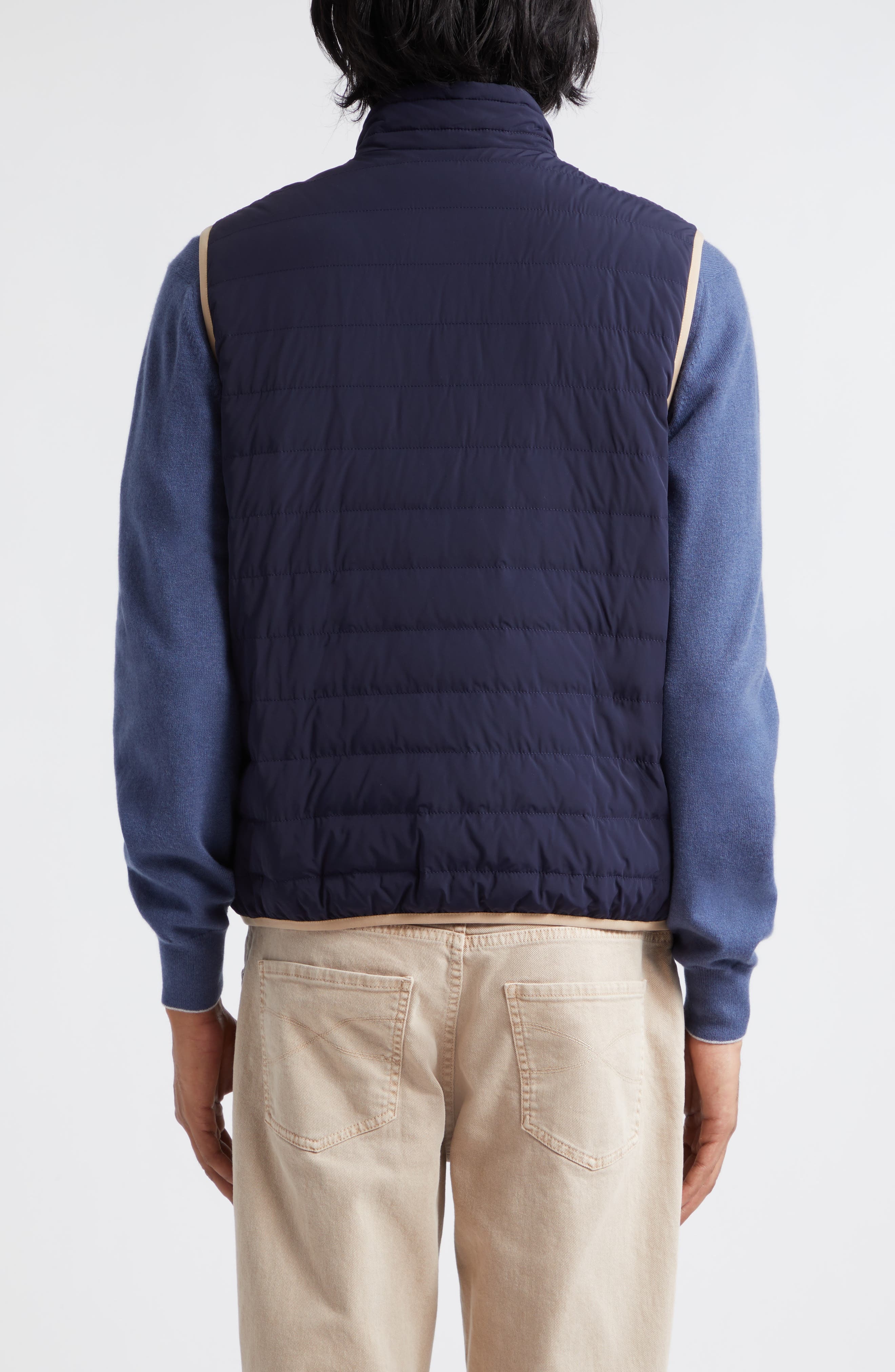 Quilted Water Resistant Down Vest - 3