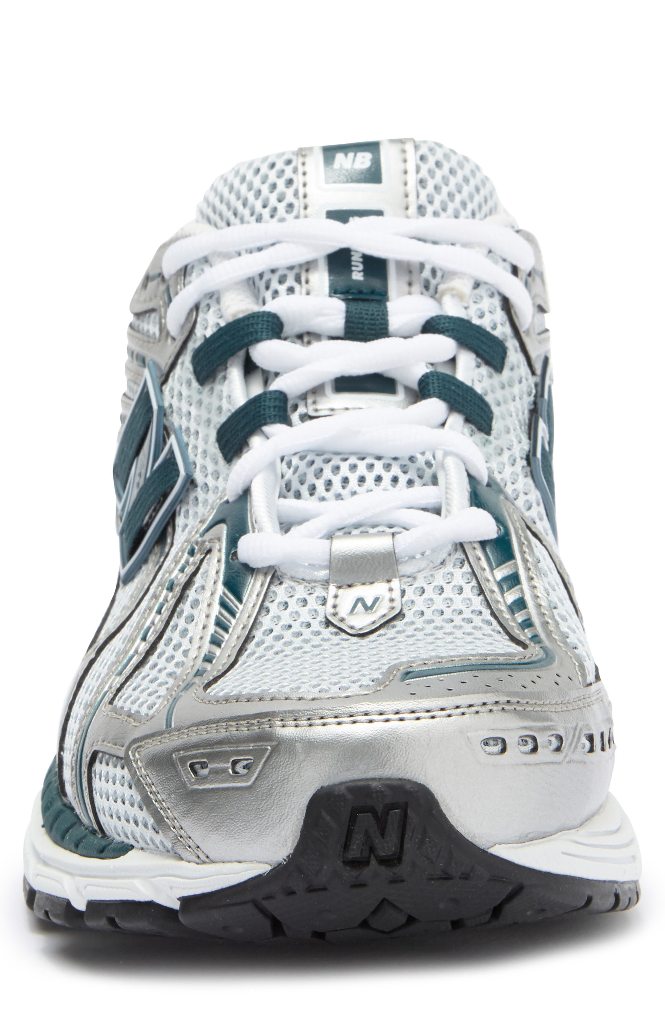 New Balance Gender Inclusive 1906R Running Shoe in Silver Metallic/Deep Ocean at Nordstrom - 4
