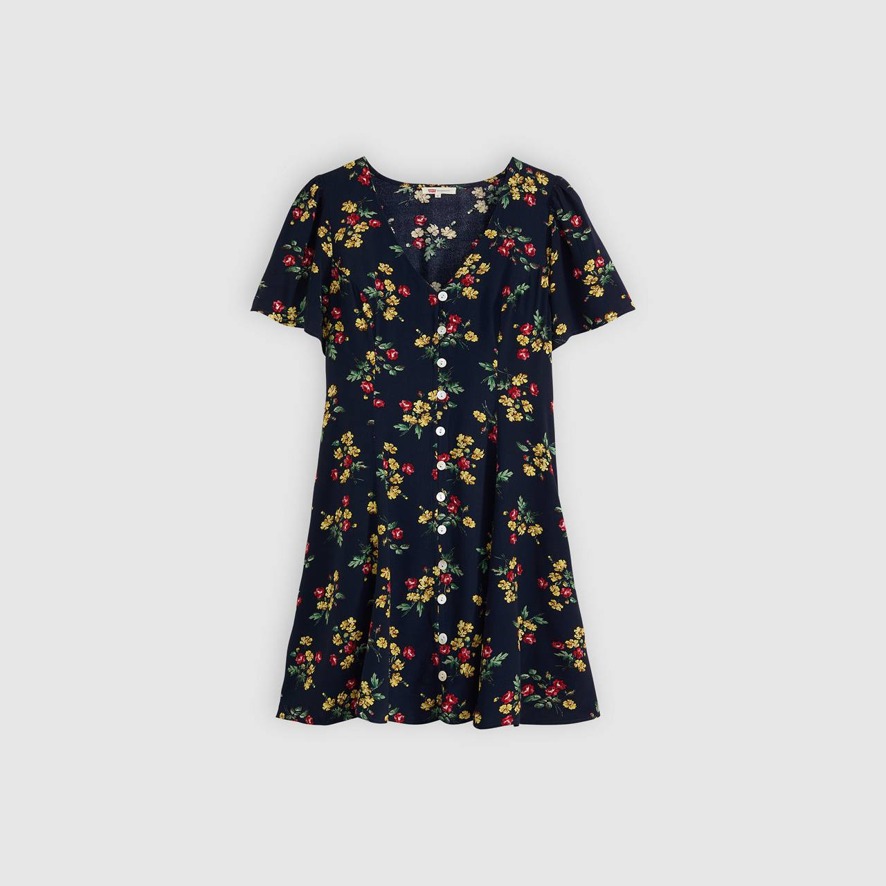 GIANNI SHORT-SLEEVE MINI DRESS - 1