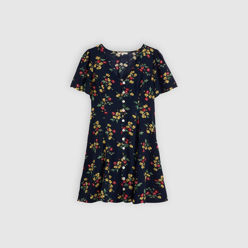GIANNI SHORT-SLEEVE MINI DRESS 1