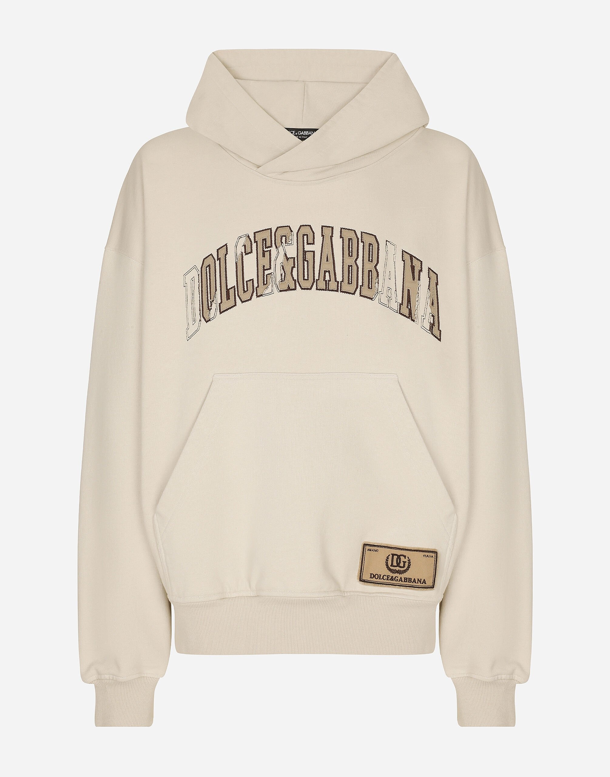 Hoodie with Dolce&Gabbana embroidery - 1