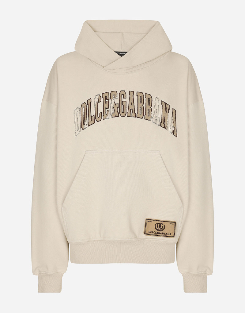 Hoodie with Dolce&Gabbana embroidery 1