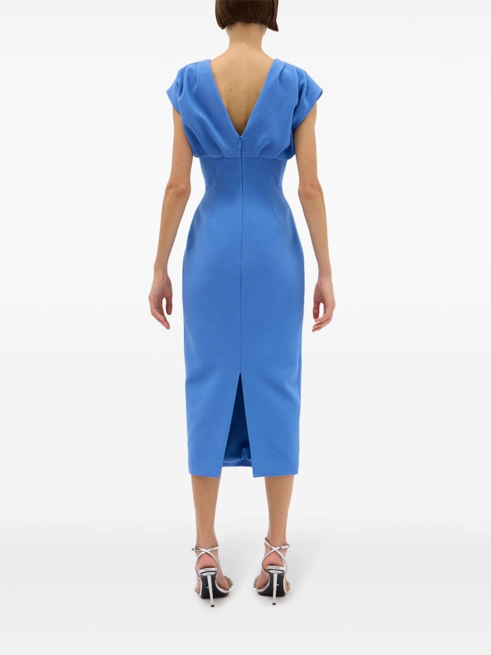Maggie draped-detailed midi dress - 4