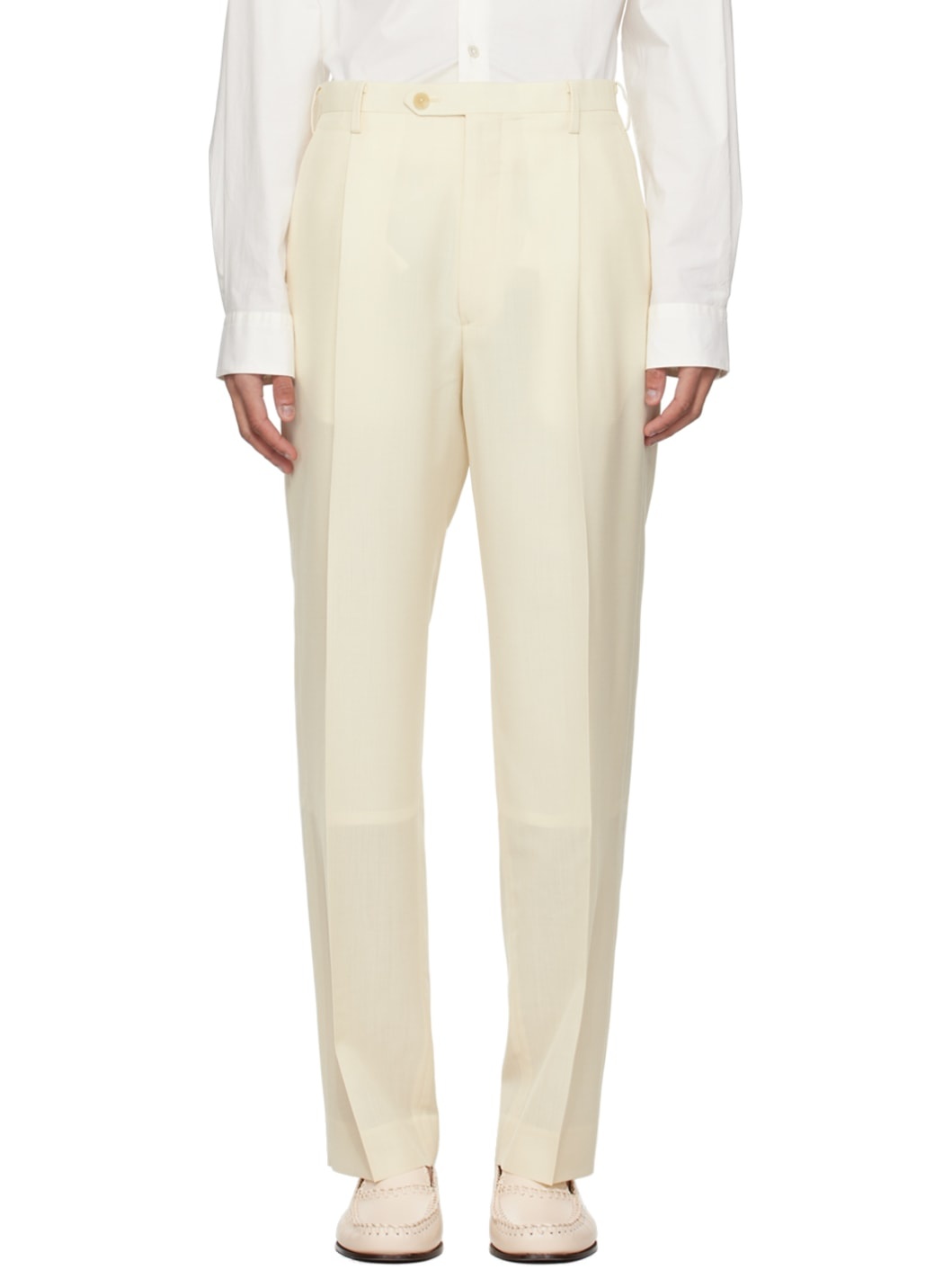 Off-White Creased Trousers - 1