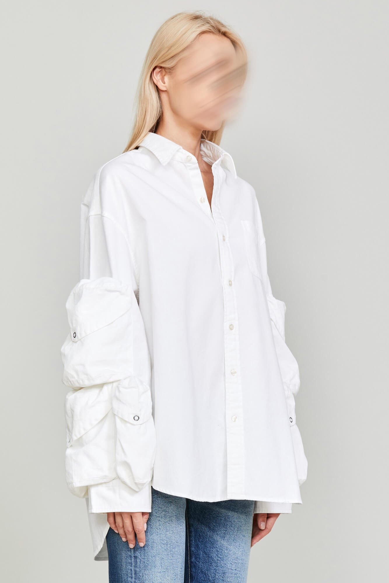 MULTIPOCKET BUTTON DOWN - WHITE - 2