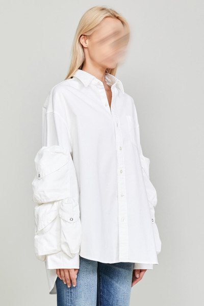 R13 MULTIPOCKET BUTTON DOWN - WHITE outlook