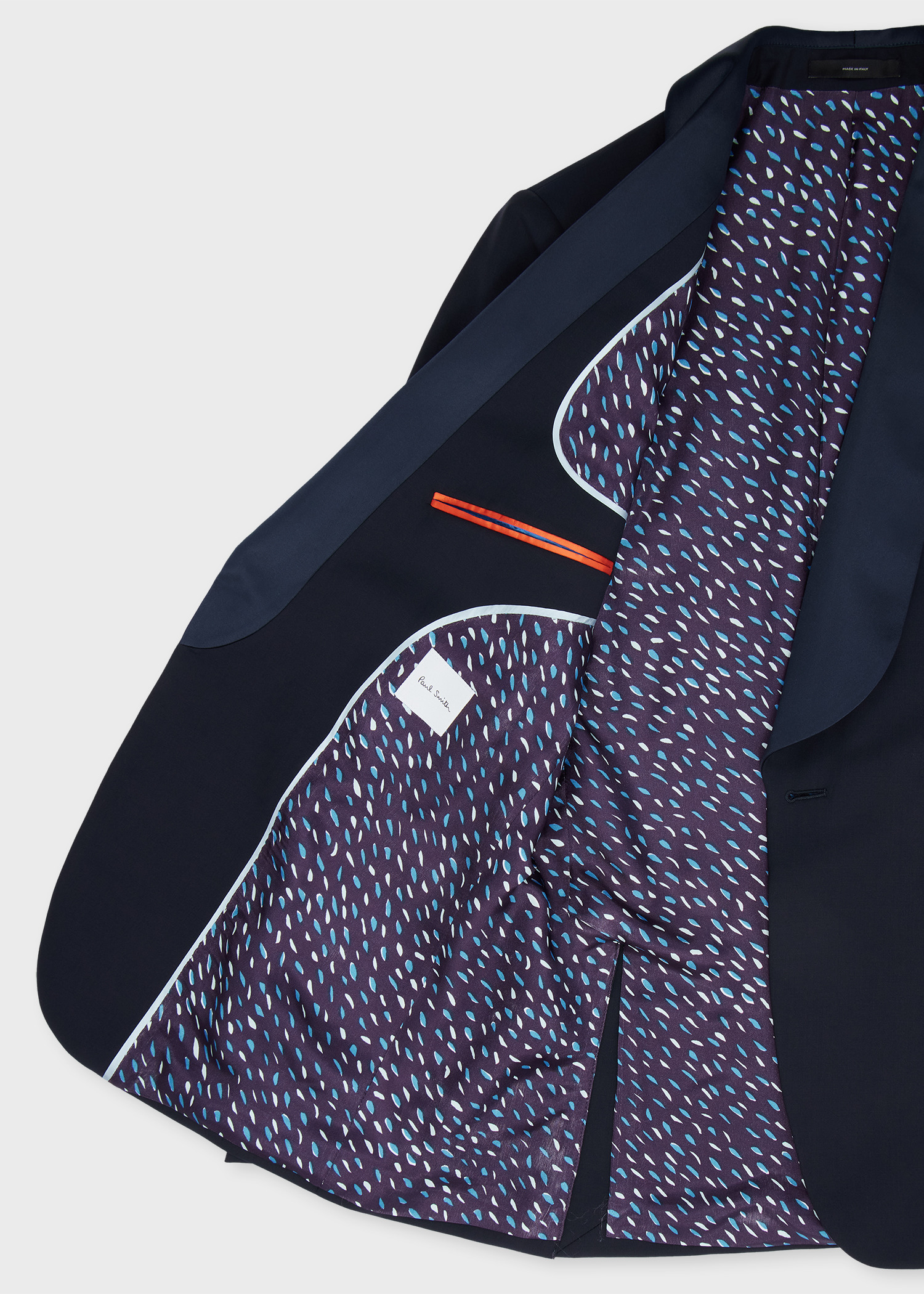 Navy Wool-Mohair Evening Blazer - 4
