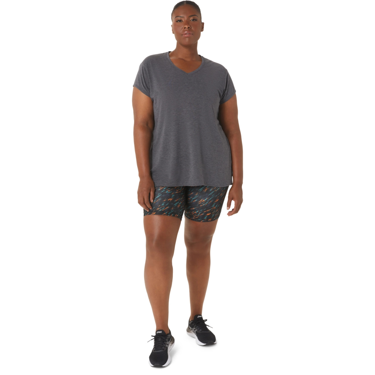 WOMEN'S HEATHER VNECK TOP - 5