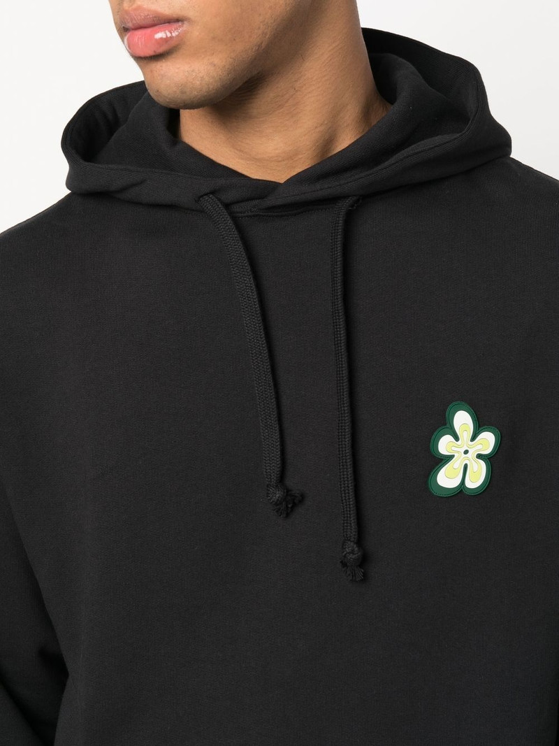 floral print cotton hoodie 6