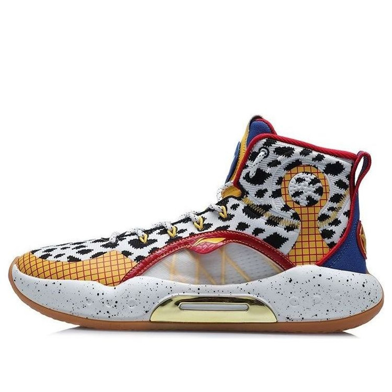 Li-Ning Disney x Li-Ning High-Top White/Yellow/Blue ABAQ135-9 - 1