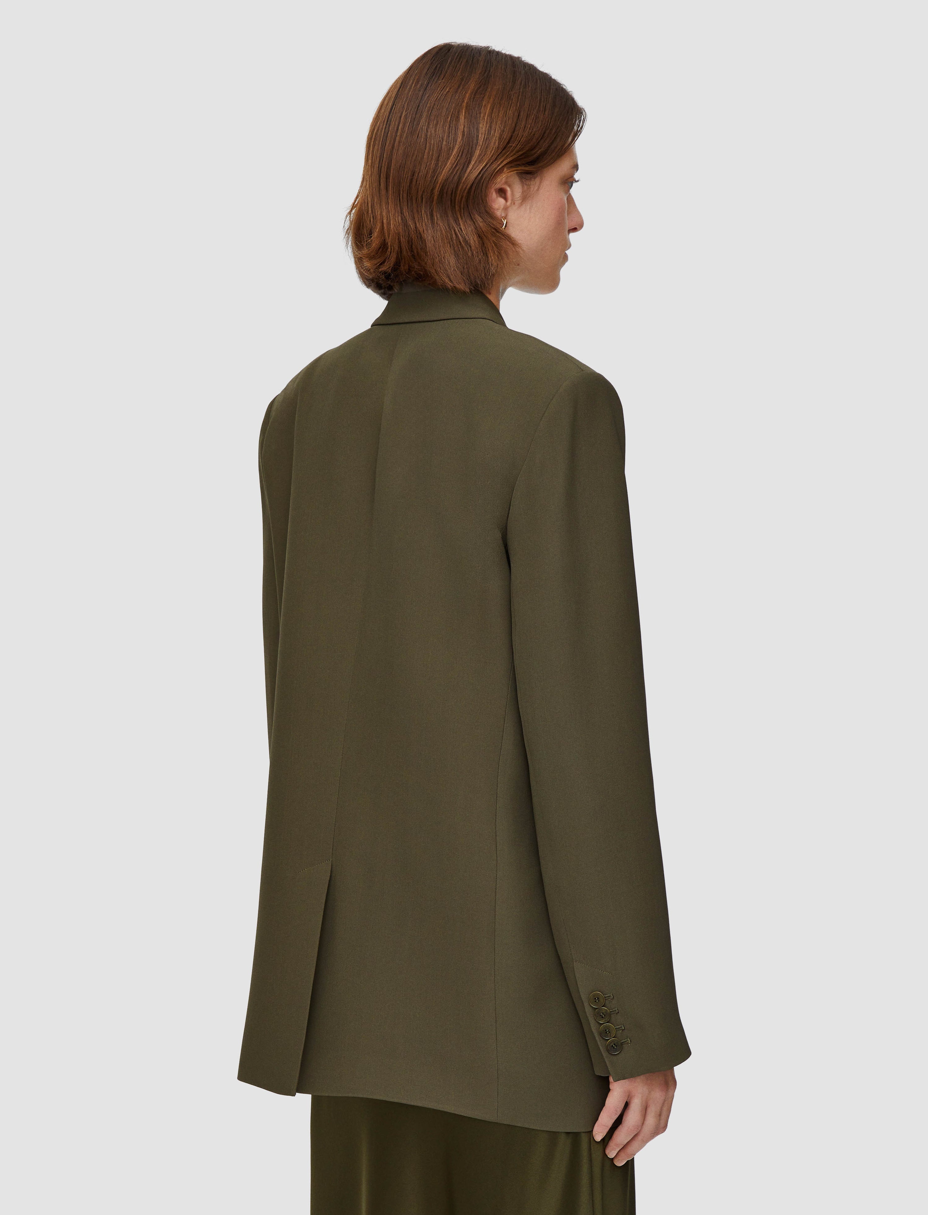 Silk Crepe Chapone Jacket - 4