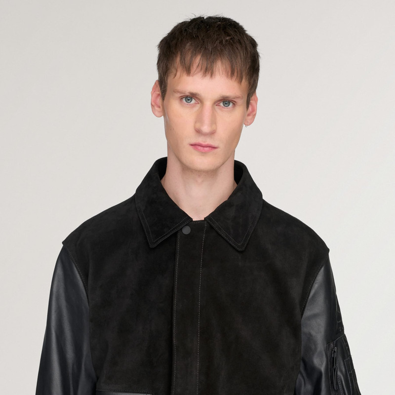 Y-3 MERCEDES LEATHER RACING JKT 6