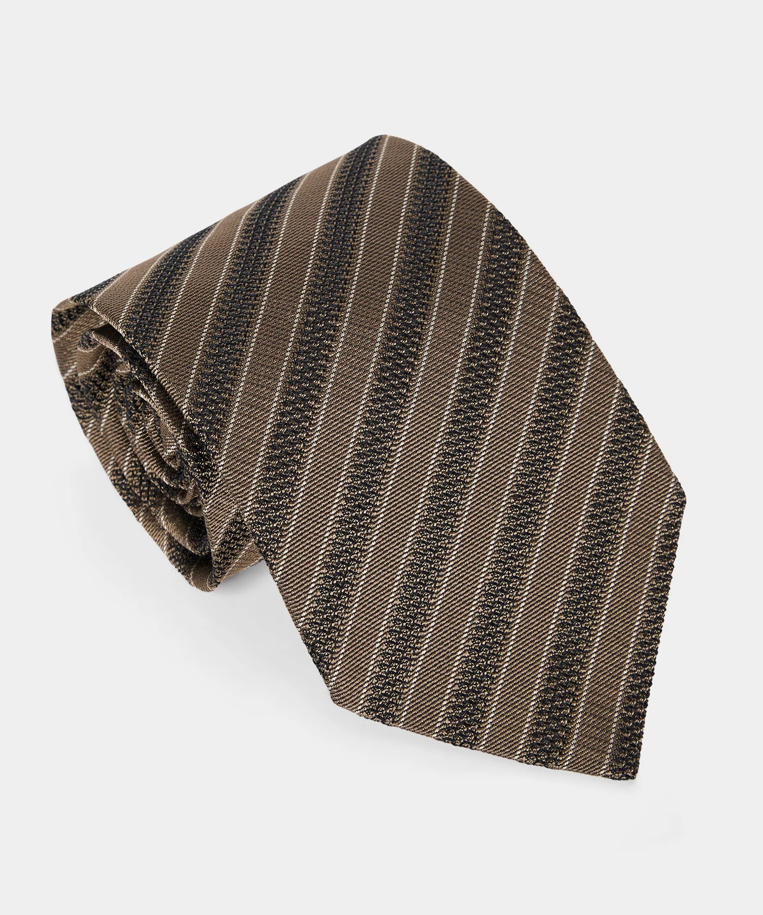 Italian Silk Stripe Tie - 1