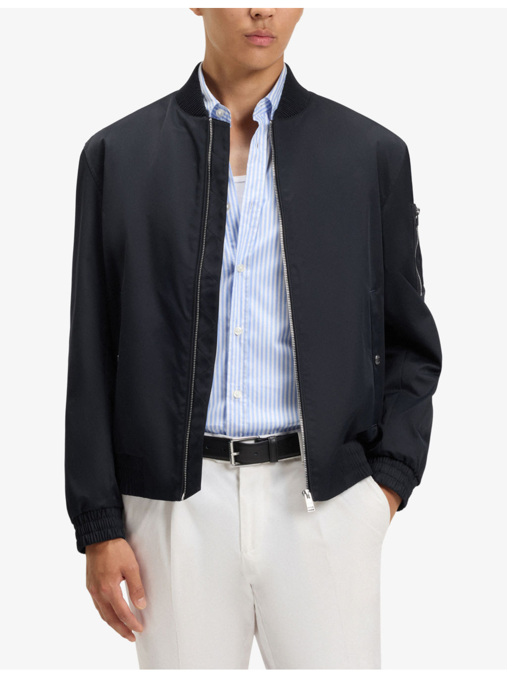 Monogram-Trim Woven Waterproof Jacket - 3
