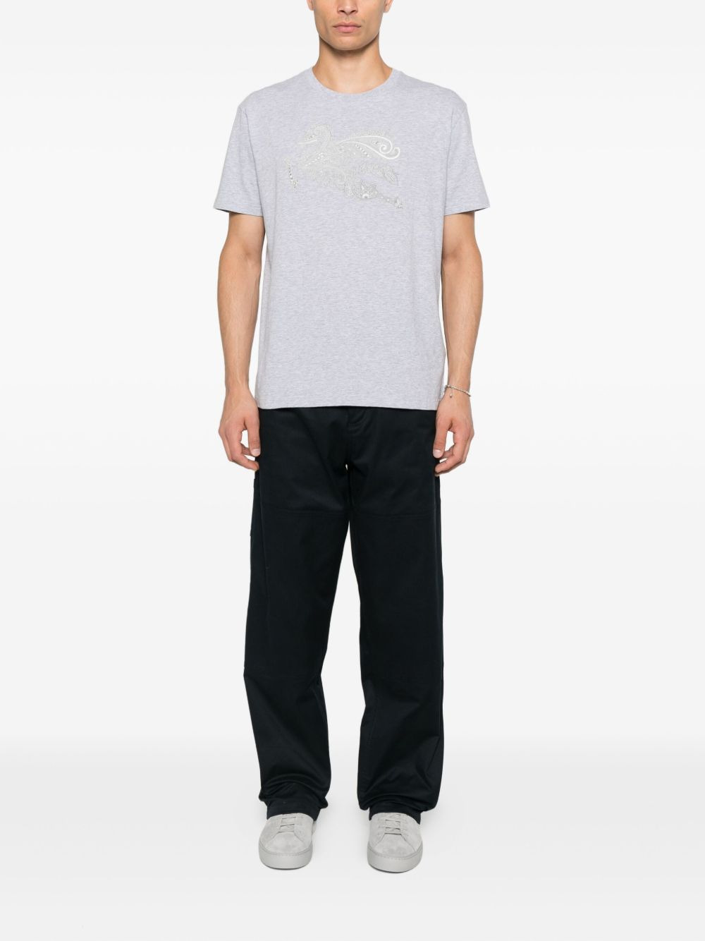 embellished bird t-shirt - 2
