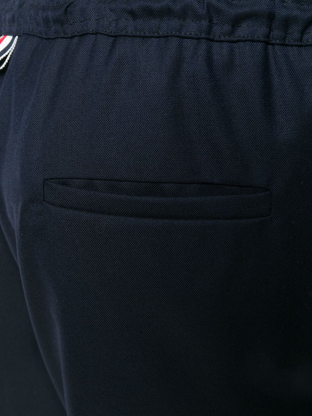 Elastic Hem Wool Track Trouser - 5