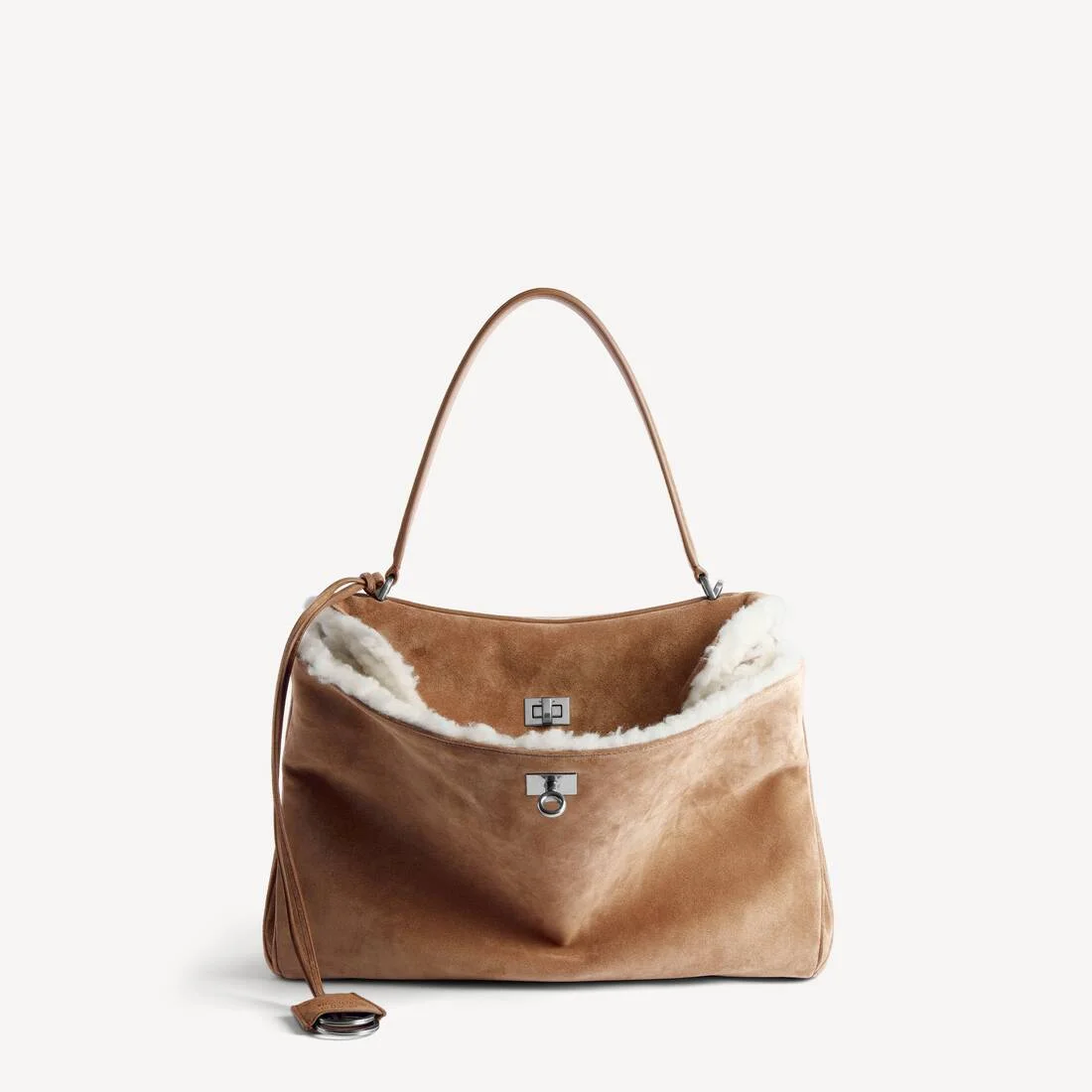 Women's Rodeo Handbag Medium in Noce/white - 1