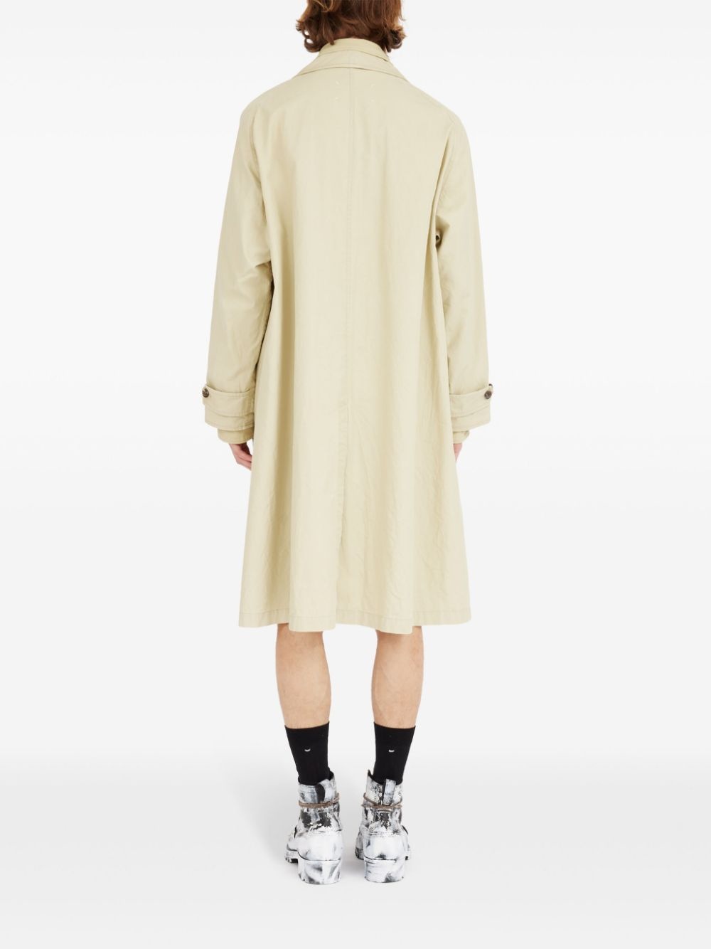 layered trench coat - 4