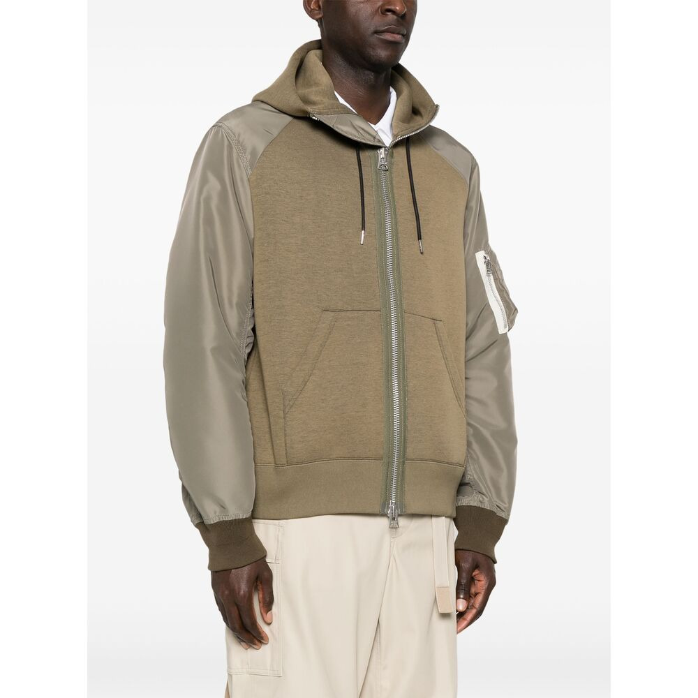 Sacai Green Sweaters & Knitwear - Hoodies Men - 3