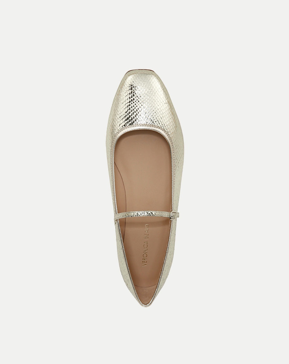 ELLIE METALLIC FLAT - 3